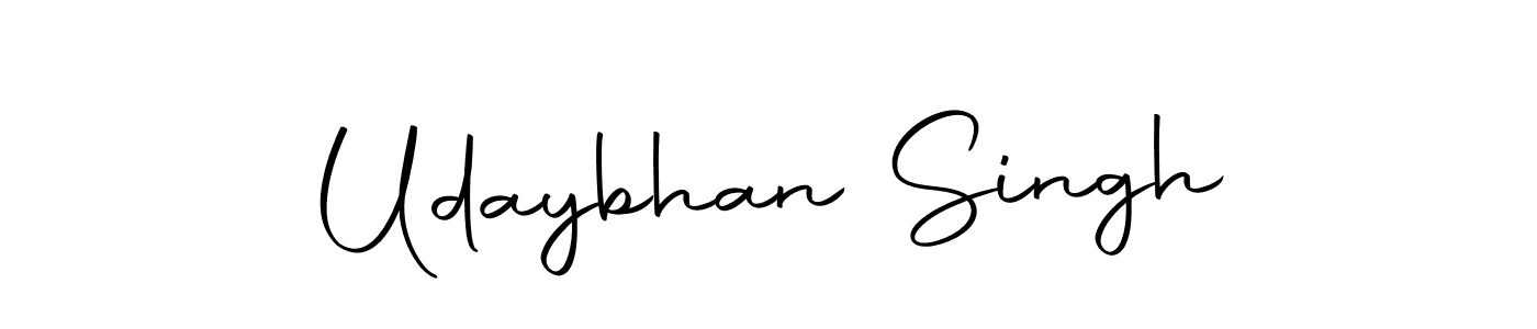 Create a beautiful signature design for name Udaybhan Singh. With this signature (Autography-DOLnW) fonts, you can make a handwritten signature for free. Udaybhan Singh signature style 10 images and pictures png