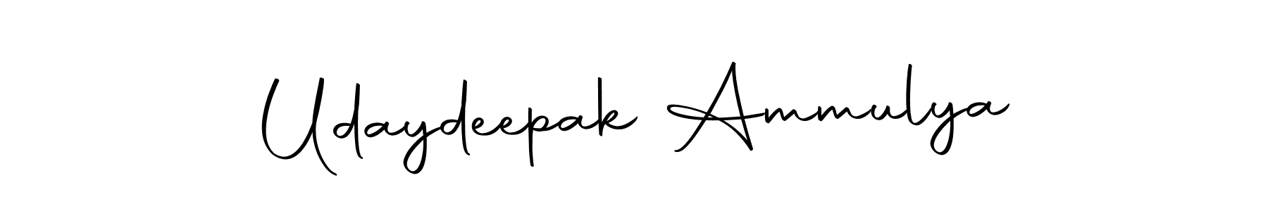 Make a beautiful signature design for name Udaydeepak Ammulya. With this signature (Autography-DOLnW) style, you can create a handwritten signature for free. Udaydeepak Ammulya signature style 10 images and pictures png