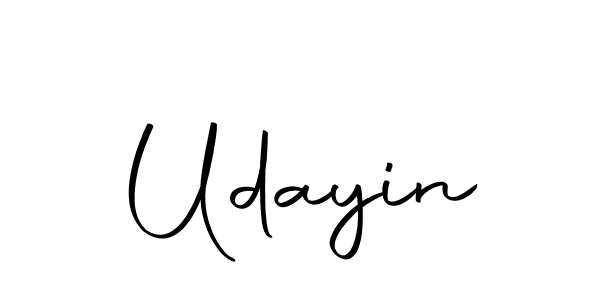 Create a beautiful signature design for name Udayin. With this signature (Autography-DOLnW) fonts, you can make a handwritten signature for free. Udayin signature style 10 images and pictures png