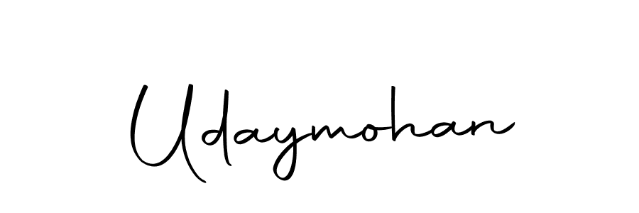 How to make Udaymohan signature? Autography-DOLnW is a professional autograph style. Create handwritten signature for Udaymohan name. Udaymohan signature style 10 images and pictures png