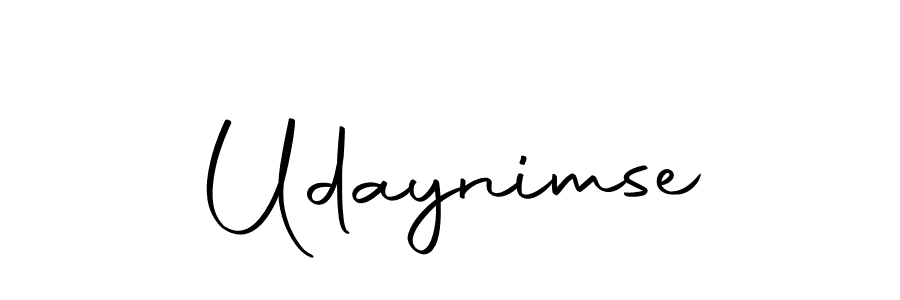 Design your own signature with our free online signature maker. With this signature software, you can create a handwritten (Autography-DOLnW) signature for name Udaynimse. Udaynimse signature style 10 images and pictures png