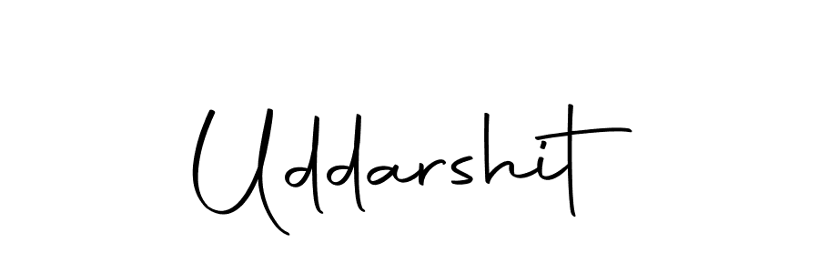 Design your own signature with our free online signature maker. With this signature software, you can create a handwritten (Autography-DOLnW) signature for name Uddarshit. Uddarshit signature style 10 images and pictures png