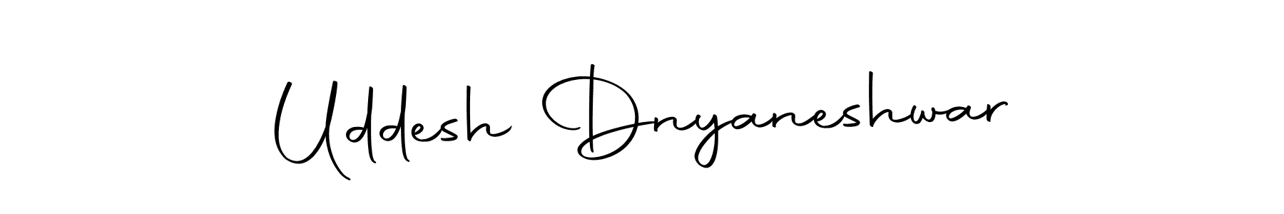 How to make Uddesh Dnyaneshwar signature? Autography-DOLnW is a professional autograph style. Create handwritten signature for Uddesh Dnyaneshwar name. Uddesh Dnyaneshwar signature style 10 images and pictures png