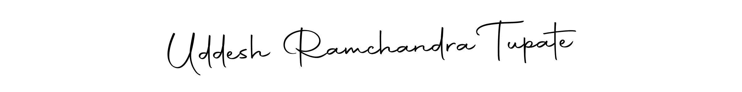 Create a beautiful signature design for name Uddesh Ramchandra Tupate. With this signature (Autography-DOLnW) fonts, you can make a handwritten signature for free. Uddesh Ramchandra Tupate signature style 10 images and pictures png