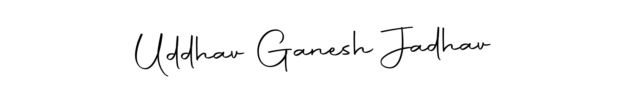 You can use this online signature creator to create a handwritten signature for the name Uddhav Ganesh Jadhav. This is the best online autograph maker. Uddhav Ganesh Jadhav signature style 10 images and pictures png