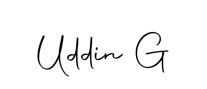 The best way (Autography-DOLnW) to make a short signature is to pick only two or three words in your name. The name Uddin G include a total of six letters. For converting this name. Uddin G signature style 10 images and pictures png