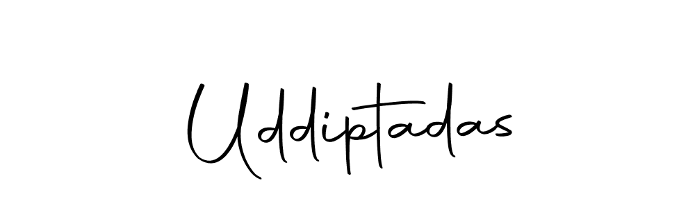 Design your own signature with our free online signature maker. With this signature software, you can create a handwritten (Autography-DOLnW) signature for name Uddiptadas. Uddiptadas signature style 10 images and pictures png