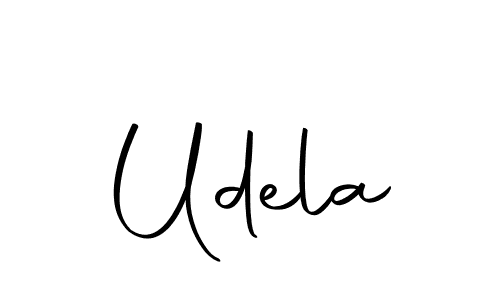 Autography-DOLnW is a professional signature style that is perfect for those who want to add a touch of class to their signature. It is also a great choice for those who want to make their signature more unique. Get Udela name to fancy signature for free. Udela signature style 10 images and pictures png