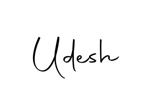 Make a beautiful signature design for name Udesh. Use this online signature maker to create a handwritten signature for free. Udesh signature style 10 images and pictures png