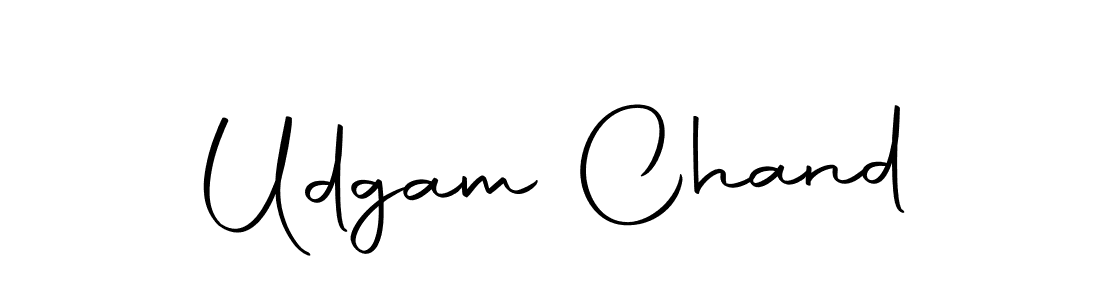 Design your own signature with our free online signature maker. With this signature software, you can create a handwritten (Autography-DOLnW) signature for name Udgam Chand. Udgam Chand signature style 10 images and pictures png