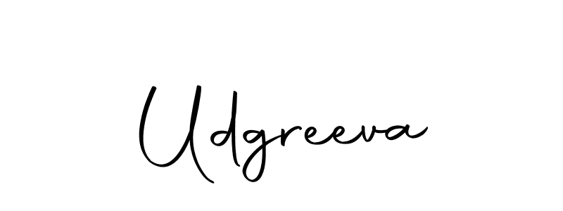 The best way (Autography-DOLnW) to make a short signature is to pick only two or three words in your name. The name Udgreeva include a total of six letters. For converting this name. Udgreeva signature style 10 images and pictures png