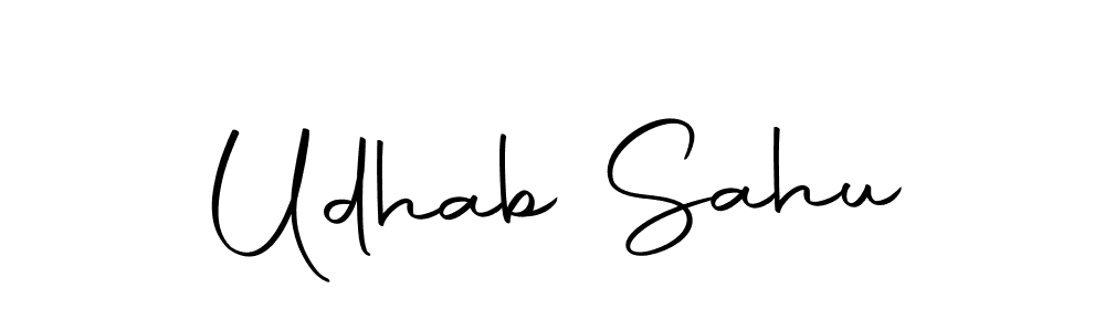 Also we have Udhab Sahu name is the best signature style. Create professional handwritten signature collection using Autography-DOLnW autograph style. Udhab Sahu signature style 10 images and pictures png