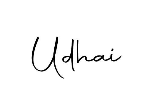 Udhai stylish signature style. Best Handwritten Sign (Autography-DOLnW) for my name. Handwritten Signature Collection Ideas for my name Udhai. Udhai signature style 10 images and pictures png