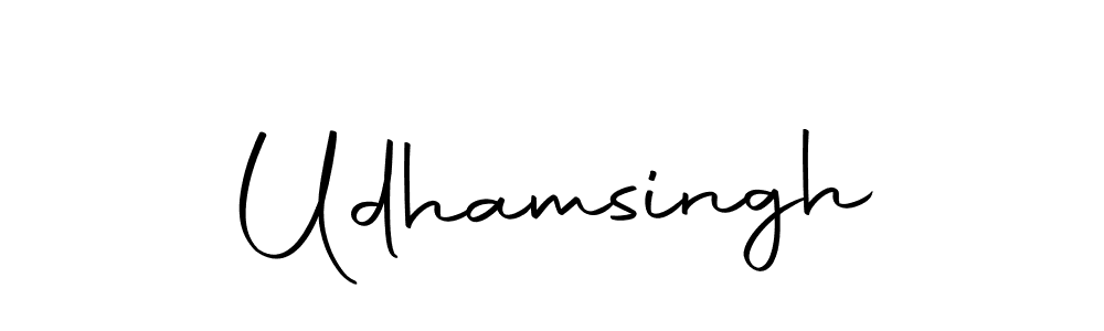 Design your own signature with our free online signature maker. With this signature software, you can create a handwritten (Autography-DOLnW) signature for name Udhamsingh. Udhamsingh signature style 10 images and pictures png