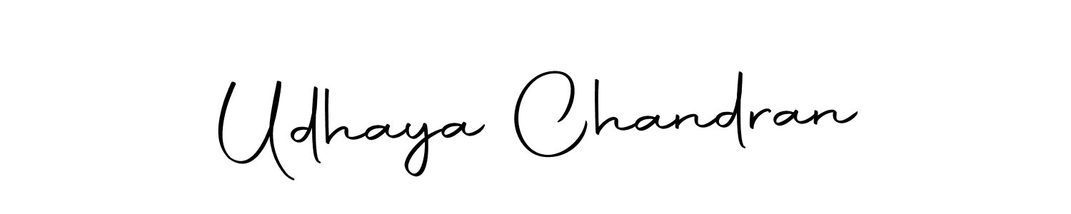 Also we have Udhaya Chandran name is the best signature style. Create professional handwritten signature collection using Autography-DOLnW autograph style. Udhaya Chandran signature style 10 images and pictures png