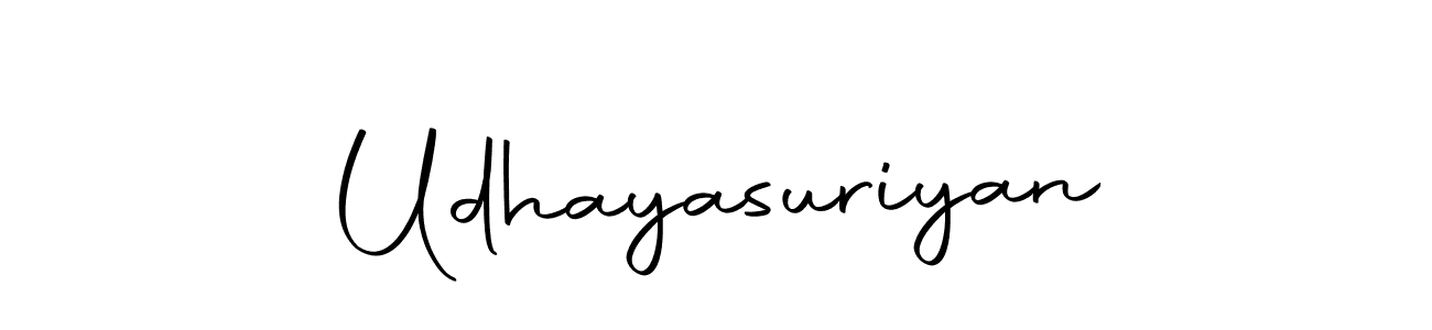 You can use this online signature creator to create a handwritten signature for the name Udhayasuriyan. This is the best online autograph maker. Udhayasuriyan signature style 10 images and pictures png