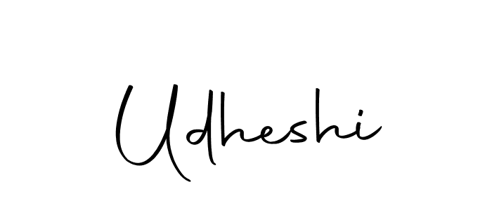 The best way (Autography-DOLnW) to make a short signature is to pick only two or three words in your name. The name Udheshi include a total of six letters. For converting this name. Udheshi signature style 10 images and pictures png