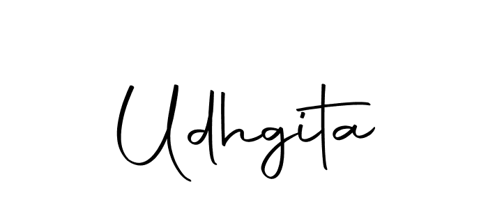 Udhgita stylish signature style. Best Handwritten Sign (Autography-DOLnW) for my name. Handwritten Signature Collection Ideas for my name Udhgita. Udhgita signature style 10 images and pictures png