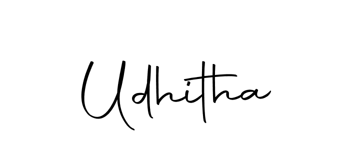 The best way (Autography-DOLnW) to make a short signature is to pick only two or three words in your name. The name Udhitha include a total of six letters. For converting this name. Udhitha signature style 10 images and pictures png