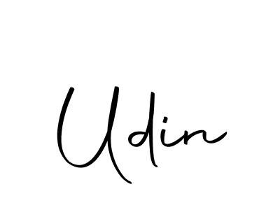 Make a beautiful signature design for name Udin. Use this online signature maker to create a handwritten signature for free. Udin signature style 10 images and pictures png