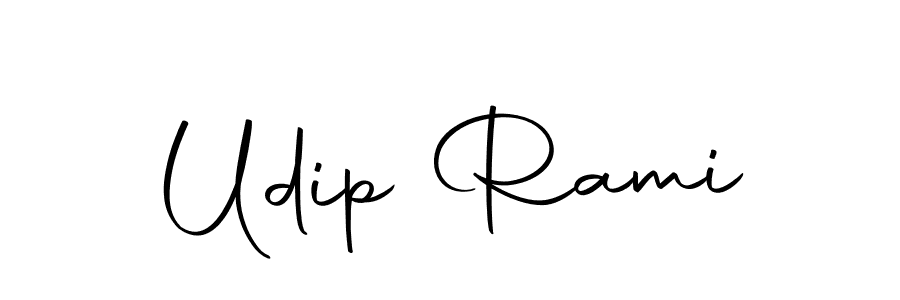 if you are searching for the best signature style for your name Udip Rami. so please give up your signature search. here we have designed multiple signature styles  using Autography-DOLnW. Udip Rami signature style 10 images and pictures png