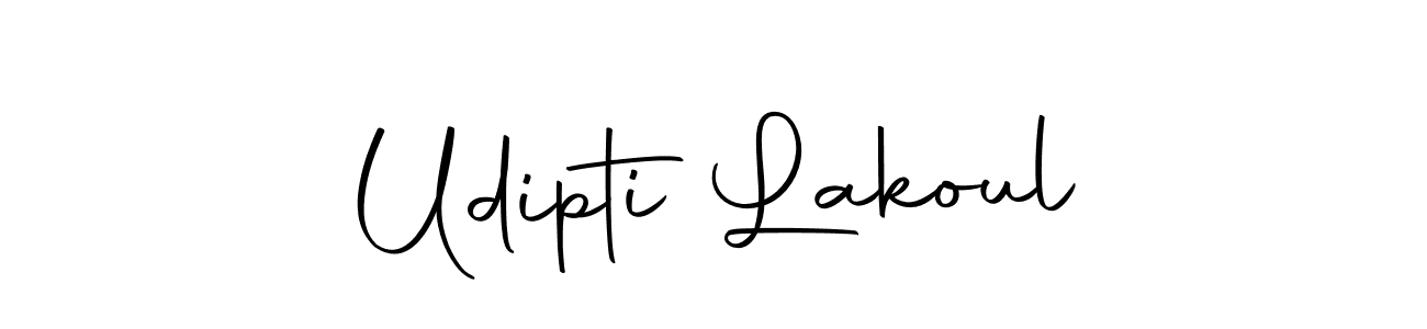 Make a beautiful signature design for name Udipti Lakoul. Use this online signature maker to create a handwritten signature for free. Udipti Lakoul signature style 10 images and pictures png