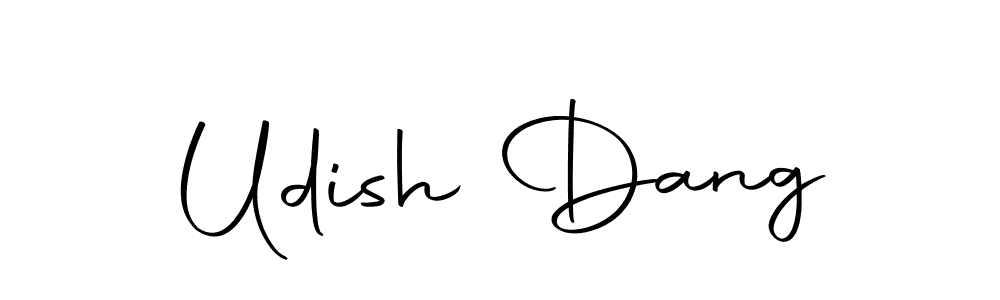 Also we have Udish Dang name is the best signature style. Create professional handwritten signature collection using Autography-DOLnW autograph style. Udish Dang signature style 10 images and pictures png