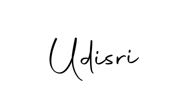 Make a beautiful signature design for name Udisri. With this signature (Autography-DOLnW) style, you can create a handwritten signature for free. Udisri signature style 10 images and pictures png