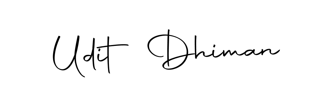 Also we have Udit Dhiman name is the best signature style. Create professional handwritten signature collection using Autography-DOLnW autograph style. Udit Dhiman signature style 10 images and pictures png