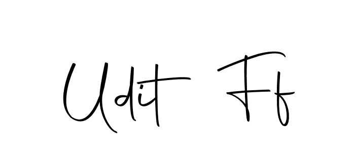 Make a beautiful signature design for name Udit Ff. With this signature (Autography-DOLnW) style, you can create a handwritten signature for free. Udit Ff signature style 10 images and pictures png