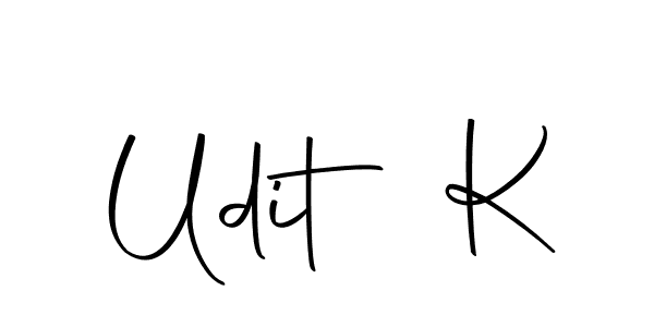 How to make Udit K signature? Autography-DOLnW is a professional autograph style. Create handwritten signature for Udit K name. Udit K signature style 10 images and pictures png