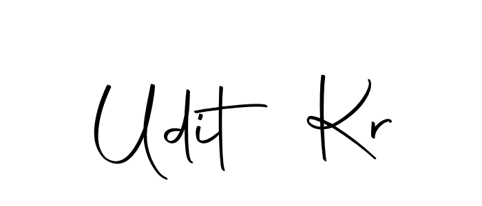 Use a signature maker to create a handwritten signature online. With this signature software, you can design (Autography-DOLnW) your own signature for name Udit Kr. Udit Kr signature style 10 images and pictures png