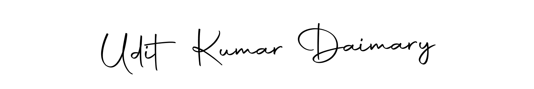 How to make Udit Kumar Daimary name signature. Use Autography-DOLnW style for creating short signs online. This is the latest handwritten sign. Udit Kumar Daimary signature style 10 images and pictures png