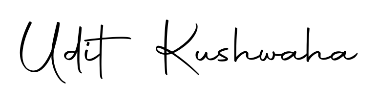 Express your personality with a custom Udit Kushwaha signature crafted with Autography-DOLnW typography. Free transparent PNG download available. Udit Kushwaha signature style 10 images and pictures png