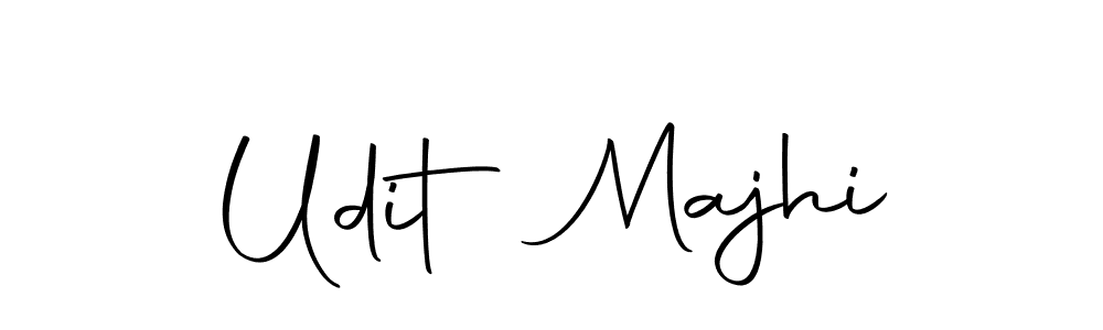 The best way (Autography-DOLnW) to make a short signature is to pick only two or three words in your name. The name Udit Majhi include a total of six letters. For converting this name. Udit Majhi signature style 10 images and pictures png