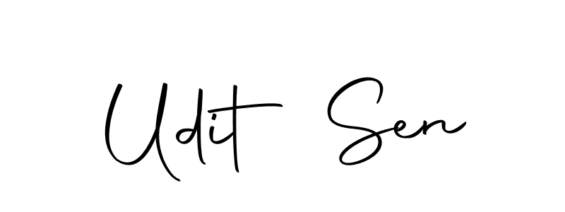 Autography-DOLnW is a professional signature style that is perfect for those who want to add a touch of class to their signature. It is also a great choice for those who want to make their signature more unique. Get Udit Sen name to fancy signature for free. Udit Sen signature style 10 images and pictures png
