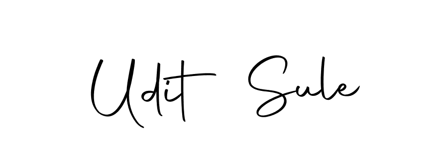 Design your own signature with our free online signature maker. With this signature software, you can create a handwritten (Autography-DOLnW) signature for name Udit Sule. Udit Sule signature style 10 images and pictures png