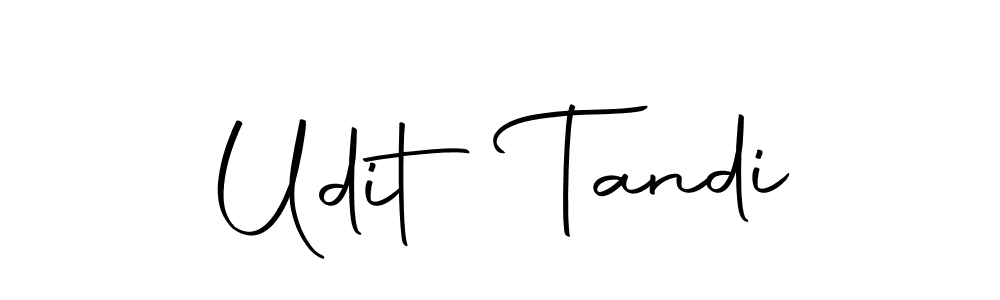 Make a beautiful signature design for name Udit Tandi. Use this online signature maker to create a handwritten signature for free. Udit Tandi signature style 10 images and pictures png