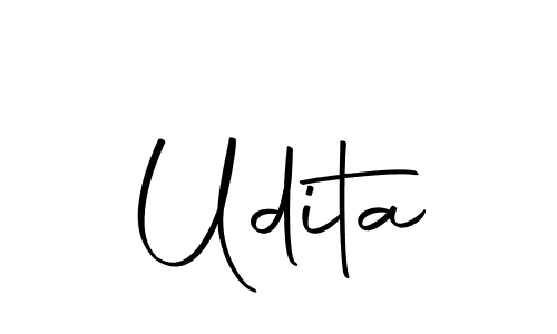 How to make Udita signature? Autography-DOLnW is a professional autograph style. Create handwritten signature for Udita name. Udita signature style 10 images and pictures png
