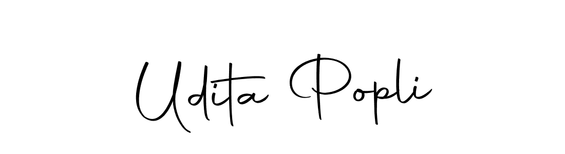 Make a beautiful signature design for name Udita Popli. Use this online signature maker to create a handwritten signature for free. Udita Popli signature style 10 images and pictures png