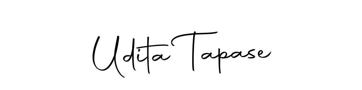 Make a beautiful signature design for name Udita Tapase. Use this online signature maker to create a handwritten signature for free. Udita Tapase signature style 10 images and pictures png