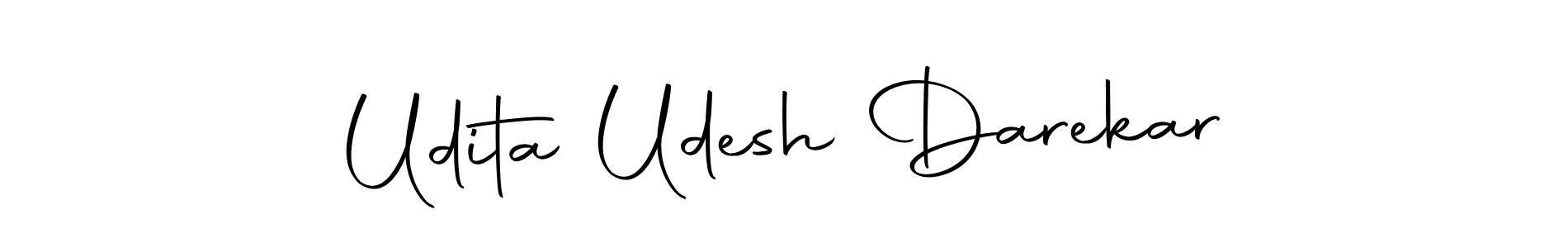 Make a beautiful signature design for name Udita Udesh Darekar. With this signature (Autography-DOLnW) style, you can create a handwritten signature for free. Udita Udesh Darekar signature style 10 images and pictures png