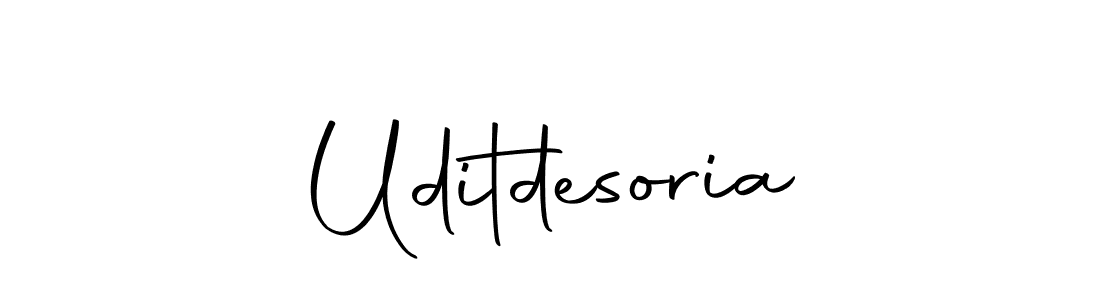 Uditdesoria stylish signature style. Best Handwritten Sign (Autography-DOLnW) for my name. Handwritten Signature Collection Ideas for my name Uditdesoria. Uditdesoria signature style 10 images and pictures png