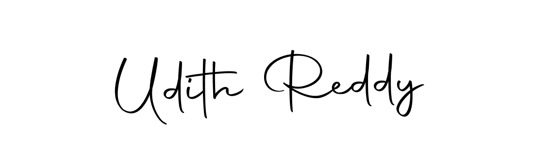 Udith Reddy stylish signature style. Best Handwritten Sign (Autography-DOLnW) for my name. Handwritten Signature Collection Ideas for my name Udith Reddy. Udith Reddy signature style 10 images and pictures png