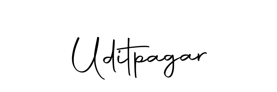 Use a signature maker to create a handwritten signature online. With this signature software, you can design (Autography-DOLnW) your own signature for name Uditpagar. Uditpagar signature style 10 images and pictures png