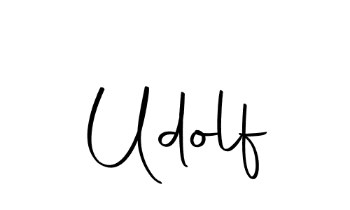 This is the best signature style for the Udolf name. Also you like these signature font (Autography-DOLnW). Mix name signature. Udolf signature style 10 images and pictures png