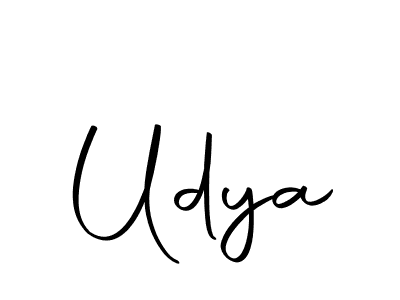Udya stylish signature style. Best Handwritten Sign (Autography-DOLnW) for my name. Handwritten Signature Collection Ideas for my name Udya. Udya signature style 10 images and pictures png