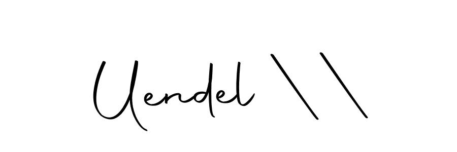 Uendel || stylish signature style. Best Handwritten Sign (Autography-DOLnW) for my name. Handwritten Signature Collection Ideas for my name Uendel ||. Uendel || signature style 10 images and pictures png