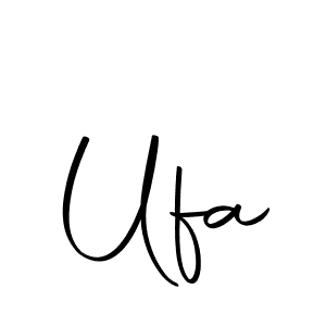 Create a beautiful signature design for name Ufa. With this signature (Autography-DOLnW) fonts, you can make a handwritten signature for free. Ufa signature style 10 images and pictures png