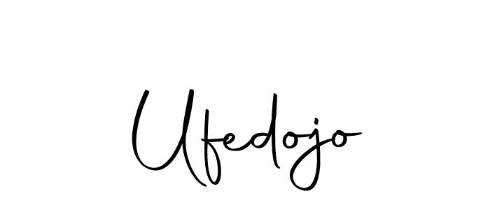 You should practise on your own different ways (Autography-DOLnW) to write your name (Ufedojo) in signature. don't let someone else do it for you. Ufedojo signature style 10 images and pictures png